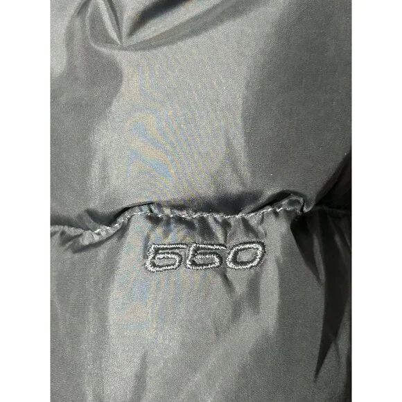 The North Face Women's Charcoal Gray Jenae 550 Down Puff Parka Coat Size M 3041 - Picture 11 of 13